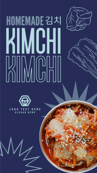 Homemade Kimchi Facebook Story Design