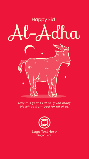 Eid Al Adha Goat Instagram story Image Preview