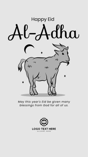 Eid Al Adha Goat Instagram story Image Preview