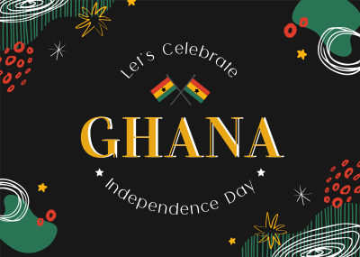 Celebrate Ghana Day Postcard Image Preview