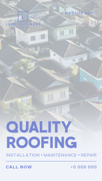 Quality Roofing Services TikTok video Image Preview