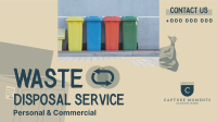 Waste Disposal Management Facebook Event Cover Design