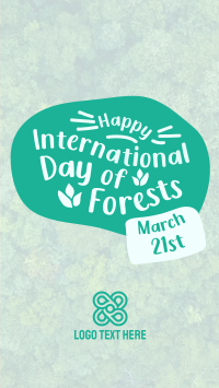 International Day of Forests  Facebook Story Design