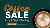 Free Morning Coffee Facebook Event Cover Design