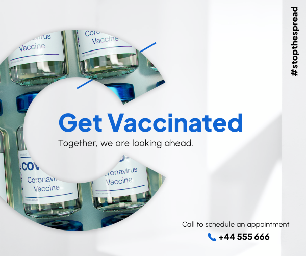 Full Vaccine Facebook Post Design Image Preview