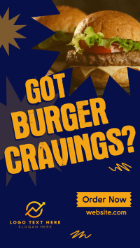 Burger Cravings YouTube Short Design
