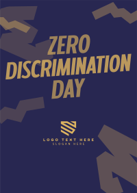 Playful Zero Discrimination Day Poster Image Preview