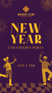 Dance Party Countdown Facebook story Image Preview