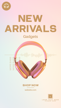 Girly Headphone Instagram story Image Preview