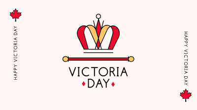 Victoria Day Crown Facebook event cover Image Preview