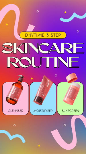 Daytime Skincare Routine Instagram story Image Preview