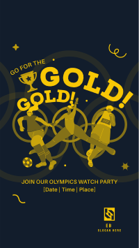 Olympics Watch Party TikTok Video Image Preview