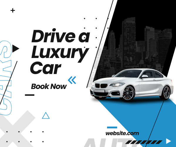 Luxury Car Rental Facebook Post Design Image Preview