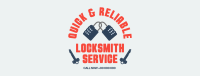 Locksmith Badge Facebook cover Image Preview