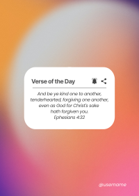 Verse of the Day Poster Image Preview