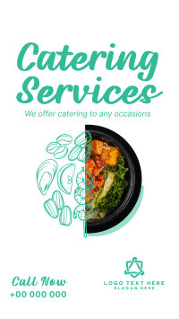 Food Catering Services TikTok Video Design