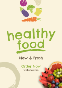 Fresh Healthy Foods Flyer Image Preview