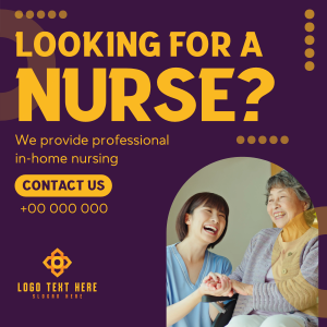 Professional Nursing Services Instagram post Image Preview