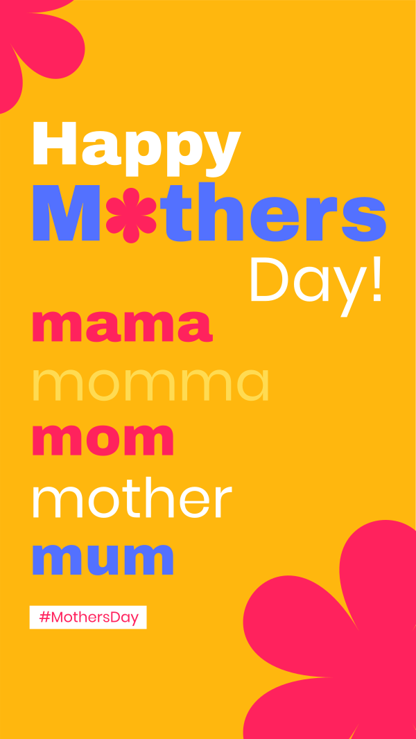 To All Mother's Instagram Story Design Image Preview