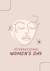 International Women's Day Illustration Poster Design