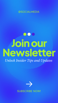 Newsletter Campaign TikTok video Image Preview