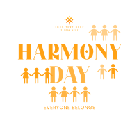 People Harmony Day Facebook Post Design