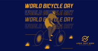 Happy Bicycle Day Facebook Ad Design