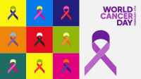 Cancer Day Pop Art Zoom Background Image Preview