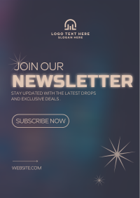 Minimalist Newsletter Flyer Preview