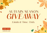 Autumn-tic Season Fare Postcard Image Preview