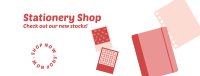 Cute Stationery Shop  Facebook cover Image Preview