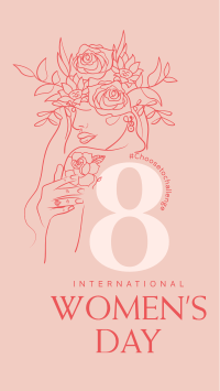 Rose Women's Day Instagram Story Design