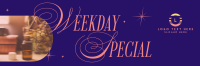 Minimalist Massage Weekday Promo Twitter Header Preview