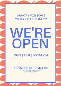 Trendy Quirky Restaurant Poster Preview
