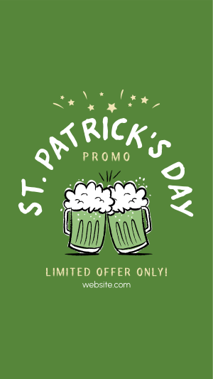 St. Patrick's Beer Facebook story Image Preview