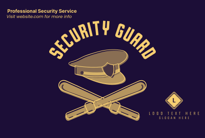 Security Hat and Baton Pinterest board cover Image Preview