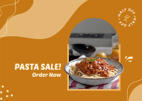 Pasta Day Sale Postcard Image Preview