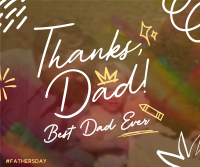 Best Dad Doodle Facebook post Image Preview