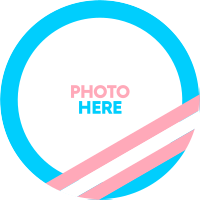 Dynamic Transgender Pride LinkedIn profile picture Image Preview