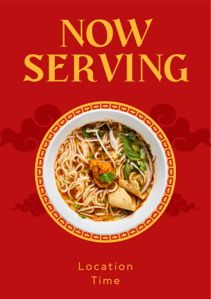 Chinese Noodles Flyer Image Preview