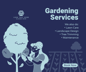 Outdoor Gardening Services Facebook post Image Preview