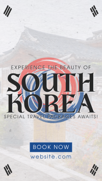 Korea Travel Package Instagram Story Design