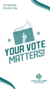 Your Vote Matters Instagram reel Image Preview