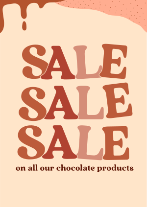 Sweet Chocolate Sale Poster Image Preview