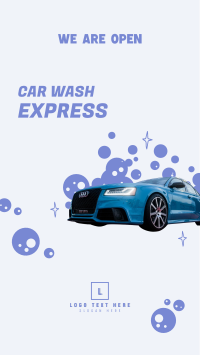Car Wash Opening Facebook story Image Preview