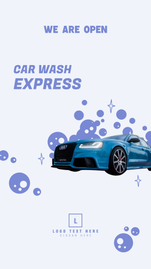 Car Wash Opening Facebook story Image Preview