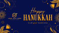 Elegant Hanukkah Night Animation Image Preview