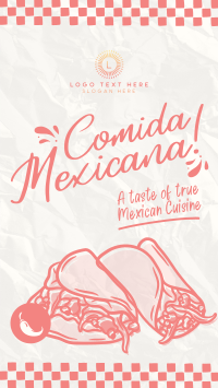 Comida Mexicana YouTube Short Design
