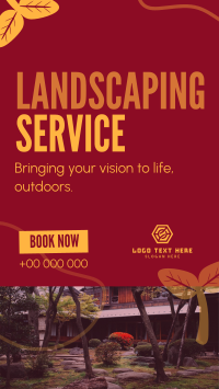 Organic Landscaping Service Instagram Reel Design