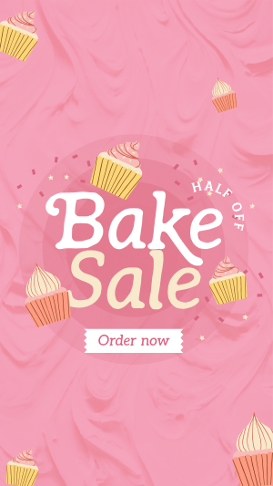 Sweet Bake Sale Instagram story Image Preview
